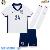 Camisa de time de futebol Inglaterra Cole Palmer #24 Replicas 1º Equipamento Infantil Europeu 2024 Manga Curta (+ Calças curtas)